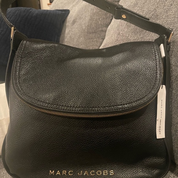 Marc Jacobs the Groove Hobo Black Leather Satchel Handbag NWT - Picture 4 of 11